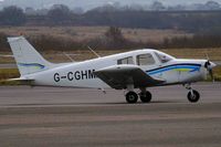 G-CGHM @ EGFH - Cherokee, Caernarfon based, previously PH-NSM, seen parked up at EGFH. - by Derek Flewin