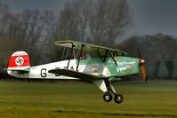 G-BJAL @ EGBR - The end of a very brief sortie in the awful conditions prevailing on the day