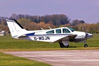 G-MDJN @ EGKA - Beech 95-B55 Baron [TC-1574] Shoreham~G 10/04/2007 - by Ray Barber