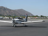 N5832L @ SZP - 1972 American Aviation AA-5 TRAVELER, Lycoming O-320-E2G 150 Hp, taxi - by Doug Robertson