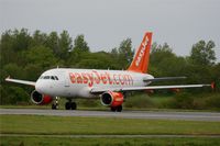 G-EZAL @ LFRB - Airbus A319-111, Holding point rwy 25L, Brest-Bretagne airport (LFRB-BES) - by Yves-Q