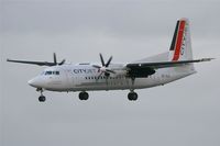 OO-VLZ @ LFRB - Fokker 50, Short approach rwy 25L, Brest-Bretagne airport (LFRB-BES) - by Yves-Q