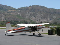 N2999A @ SZP - 1953 Cessna 180, Continental O-470-A 225 Hp, 1st year of production, would not be called SKYWAGON until 1969 model year, refueling - by Doug Robertson