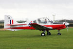G-CBBT @ X5FB - Scottish Aviation Bulldog T.1, Fishburn Airfield, UK October 25th 2014. - by Malcolm Clarke