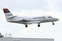 F-HBMR @ LFRB - Cessna 550 Citation II, Take off rwy 25L, Brest-Bretagne airport (LFRB-BES) - by Yves-Q