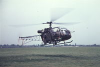 OL-A36 @ EBGT - Take-off at Ghent airfield around 1970 for traffic control on motorway E40 Brussels-Ostend. This heli crashed at Brasschaat Army Base on 1974-09-18. - by Raymond De Clercq