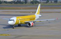 HS-ABX @ VTBD - Thai Air Asia A320 in its new promotional colors. - by FerryPNL