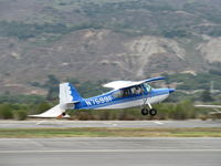 N7599F @ SZP - 1970 Champion 7ECA CITABRIA, Lycoming O-235 115 Hp, takeoff Rwy 22 - by Doug Robertson