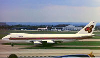 HS-TGF @ EGLL - Boeing 747-2D7BF [22337] (Thai Airways) Heathrow~G (date unknown). From a slide. - by Ray Barber