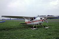 HB-CWZ @ LSPN - Cessna A.185F Skywagon 185 [185-02641] Triengen~HB 11/09/1981. From a slide.