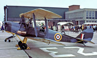 T8191 @ EGDY - De Haviland DH.82A Tger Moth [84483] (Royal Navy) RNAS Yeovilton~G 31/07/1982. From a slide. - by Ray Barber