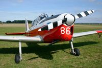 F-AZQZ @ LFRU - De Havilland DHC-1 Chipmunk T.10, Static display, Morlaix-Ploujean airport (LFRU-MXN) air show in september 2014 - by Yves-Q