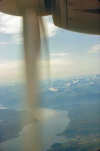 LN-SUL - Early morning flight, Bergen to Trondheim via Alesund.
17th August 1966. - by Peter McKenzie