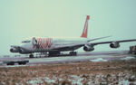 OO-YCK @ STN - Boeing 707-338C of Young Air Cargo as seen at Stansted in January 1979. - by Peter Nicholson