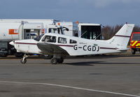 G-CGDJ @ EGLK - Cherokee Warrior II at Blackbushe. - by moxy