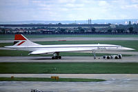 G-BOAF @ EGLL - BAC/SUD Concorde 102 [216] (British Airways) (date unknown). From a slide. - by Ray Barber