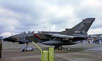 ZA545 @ EGUN - BAe/Panavia Tornado GR.1 [BS014] (Royal Air Force) RAF Mildenhall~G 28/05/1983. From a slide. - by Ray Barber