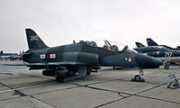 XX280 @ EGDY - BAe Hawk T.1A(F) [312105] (Royal Air Force) RNAS Yeovilton~G 31/07/1982. From a slide. - by Ray Barber