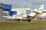 D-CHZF @ EGGW - 1999 Cessna 550B Citation Bravo, c/n: 550-0866 at Luton - by Terry Fletcher