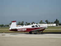 N611BR @ CMA - 1969 Mooney M20C RANGER, Lycoming O&VO-360 180 HP, taxi back - by Doug Robertson