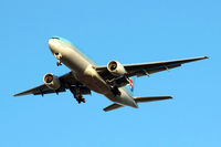 HL7766 @ EGLL - Boeing 777-2B5ER [34213] (Korean Air) Home~G 26/02/2010. On approach 27R. - by Ray Barber
