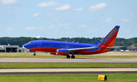 N428WN @ KATL - Nose Wheel Lift Off Atlanta - by Ronald Barker