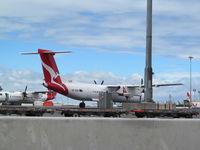 VH-QON @ YBBN - on domestic ramp - by magnaman