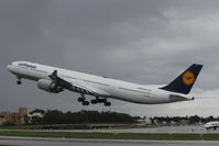 D-AIHV @ LMML - A340 D-AIHV Lufthansa - by Raymond Zammit