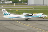 F-WWEW @ LFBO - ATR 72-600, Landing Rwy 14R, Toulouse Blagnac Airport (LFBO-TLS) - by Yves-Q
