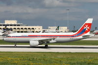 9H-AEI @ LMML - A320 9H-AEI Air Malta in retro colour scheme - by Raymond Zammit
