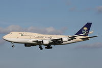 TF-AMP @ LMML - B747 TF-AMP Saudia Cargo - by Raymond Zammit
