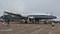 HB-RSC @ EGSU - HB-RSC receiving visitors at The Flying Legends Air Show, IWM Duxford. July,2014.