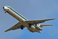 I-DACS @ EGLL - McDonnell-Douglas DC-9-82 [53053] (Alitalia) Home~G 28/03/2010. On approach 27R.