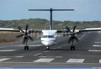 SX-OBF @ LGKC - SX-OBF, De Havilland Canada DHC-8-400Q Dash 8, Olympic Air - by Alex philipopoulos