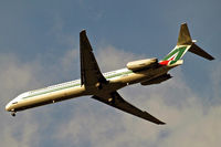 I-DATQ @ EGLL - McDonnell-Douglas DC-9-82 [53233] (Alitalia) Home~G 29/01/2010. On approach 27R. - by Ray Barber