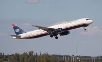 N554UW @ FLL - US Airways A321 - by Florida Metal