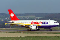 HB-IPN @ LSZH - Very colorful Airbus awaits it's takeoff clearance. Quite a live this Beauty, became the last A310 with Swissair later ! Other Reg's used: F-WWCD (Test Reg 1993), F-OHPX with Air Caledonie International (2000-2003), OK-YAC with Czech Airlines 'till 2010, - by Grimmi