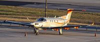 N486PB @ ATL - In the setting sun - by eLaReF