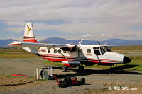 ZK-NMD @ NZTL - Air Safaris & Services (NZ) Ltd., Lake Tekapo.  Jan2002