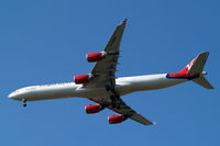 G-VNAP @ EGLL - Airbus A340-642 [622] (Virgin Atlantic) Home~G 03/05/2013. On approach 27R.