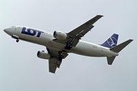 SP-LLG @ EGLL - Boeing 737-45D [28753] (LOT Polish Airlines) Home~G 11/05/2013. On approach 27R. - by Ray Barber