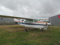 ZK-ETP @ NZAR - In unusual spot due to taxiway work - by magnaman