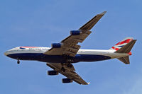 G-BYGC @ EGLL - Boeing 747-436 [25823] (British Airways) Home~G 26/05/2013. On approach 27R.