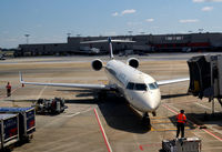 N615QX @ KATL - Parking at the gate Atlanta - by Ronald Barker