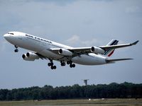 F-GNIA @ LFBD - Plane destroyed 1994-01-20 (Aircraft destroyed by fire during push back on ground) - by Jean Goubet-FRENCHSKY