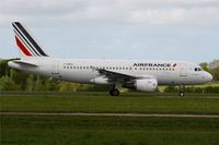 F-GRHV @ LFRB - Airbus A319-111, Taxiing to holding point rwy 25L, Brest-Bretagne airport (LFRB-BES) - by Yves-Q