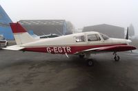 G-EGTR @ EGTR - 'EGTR' at 'EGTR'! Taken on a quiet cold and foggy day. With thanks to Elstree control tower who granted me authority to take photographs on the aerodrome. Previously G-BRSI. Owned by Stars Fly Ltd. - by Glyn Charles Jones