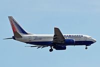 EI-EUW @ EGLL - Boeing 737-7Q8 [29350] (Transaero Airlines) Home~G 25/05/2013. On approach 27L.