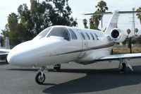 N585DG @ KRHV - Once locally-based Cessna Citation Jet 1 sitting in front of the Lafferty Aircraft Sales hangar waiting to be sold at Reid Hillview Airport, San Jose, CA. - by Chris L.