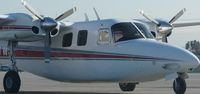 N67WC @ KSQL - A local 1968 Aero Commander 500 gets ready for its departure in 2 hours. - by Chris L.